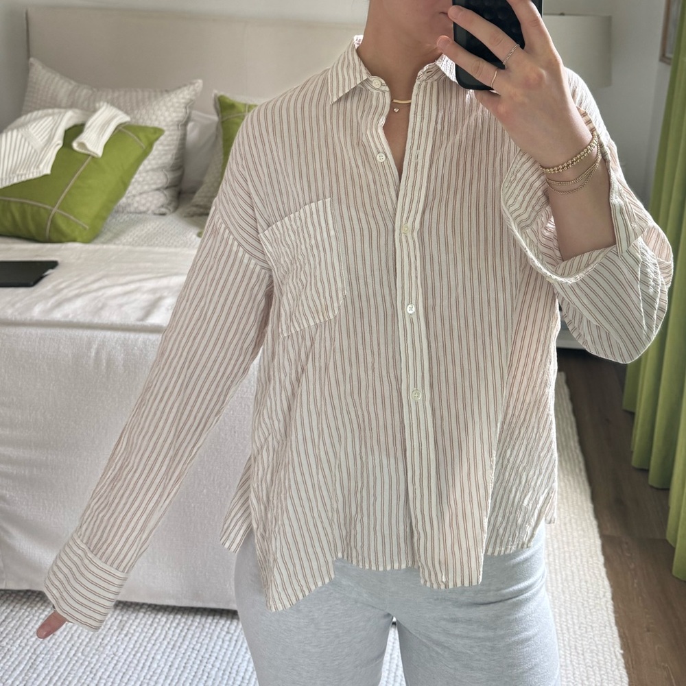 Vince striped blouse